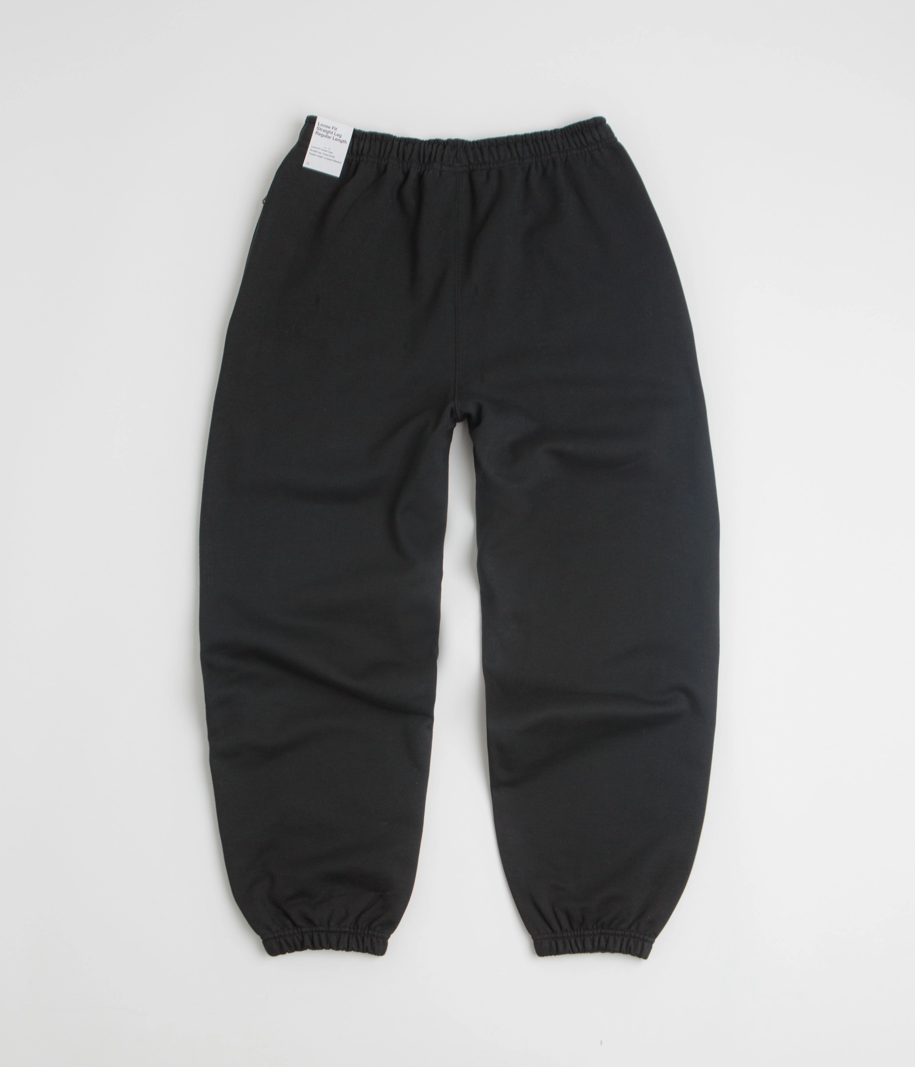 TaglessComfort Nike Solo Swoosh Cuffed Sweatpants - Black / Black / White