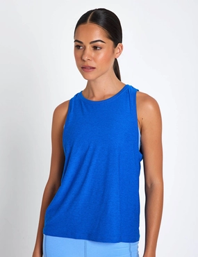 combat exercise Seasonal Use Featherweight Rebalance Tank - Court Blue Heather