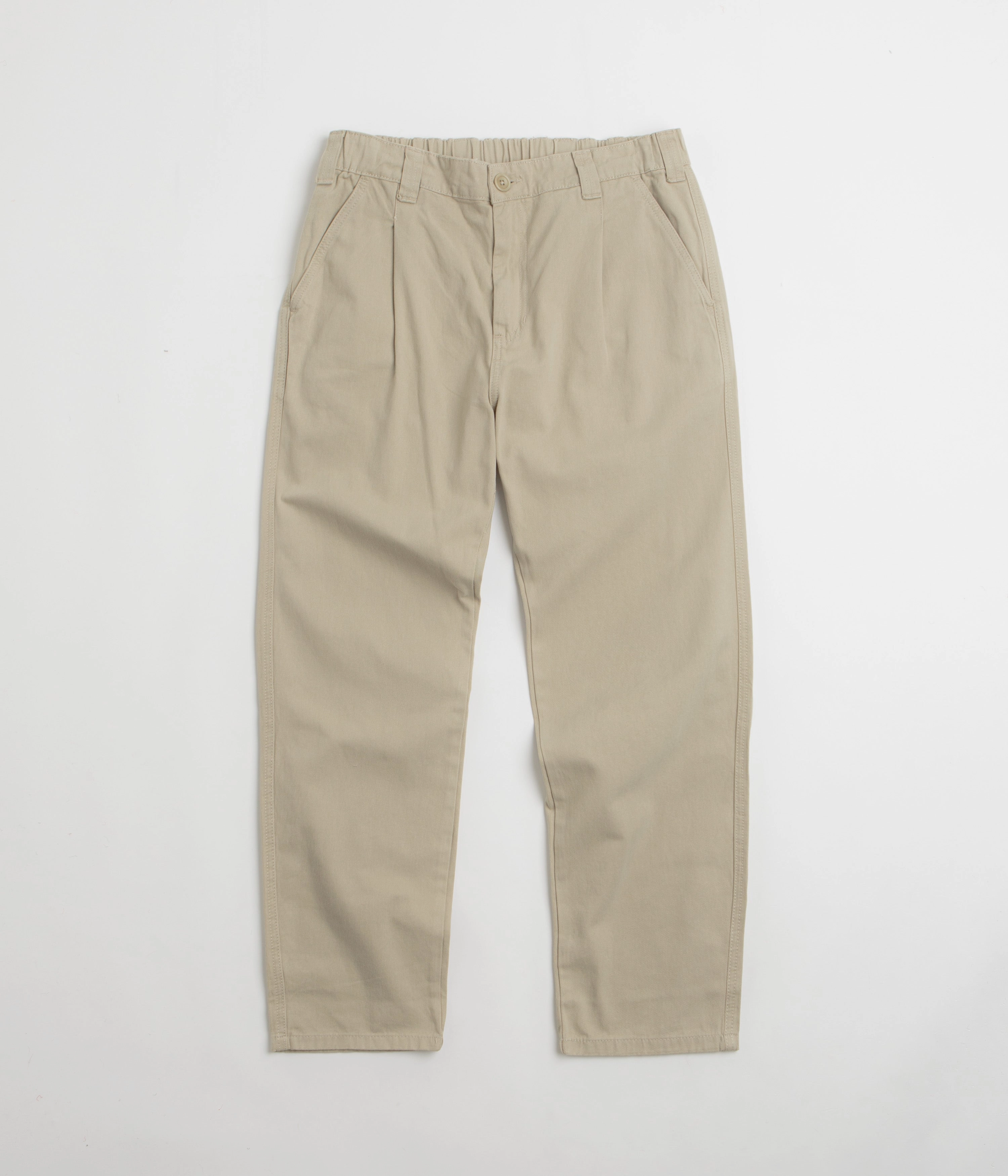 Recyclable Fabric Blend Freedom Move Service Works Drill Waiter Pants - Khaki