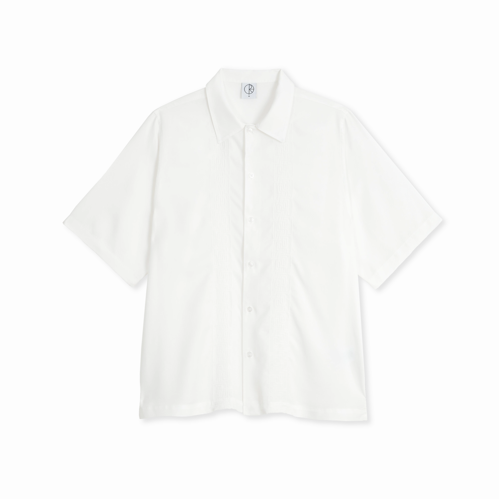 Polished Placket Solid Hue Polar Bowling Shirt Double P