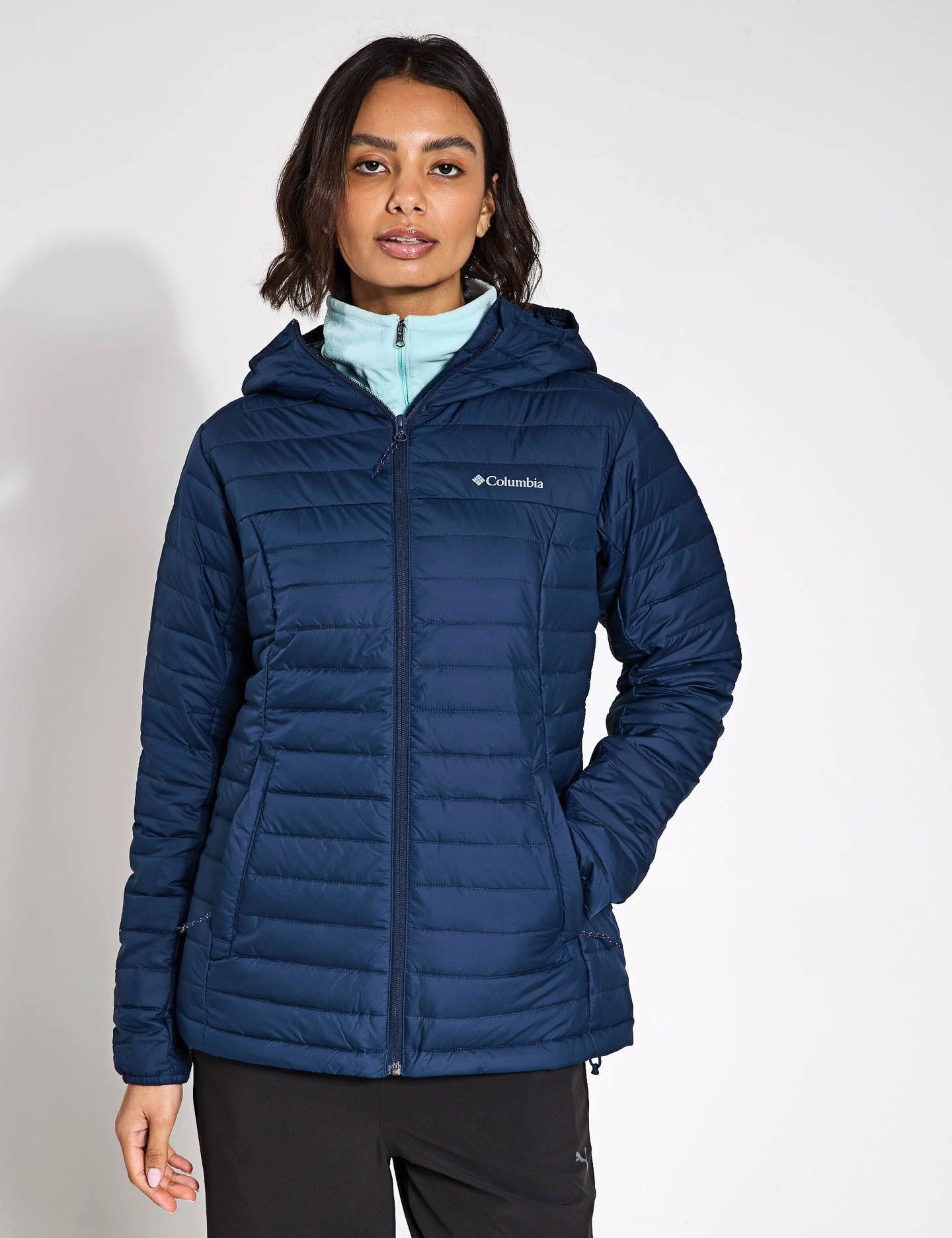 Vegan Safe Silver Falls II Hooded Insulated Jacket - Collegiate Navy
