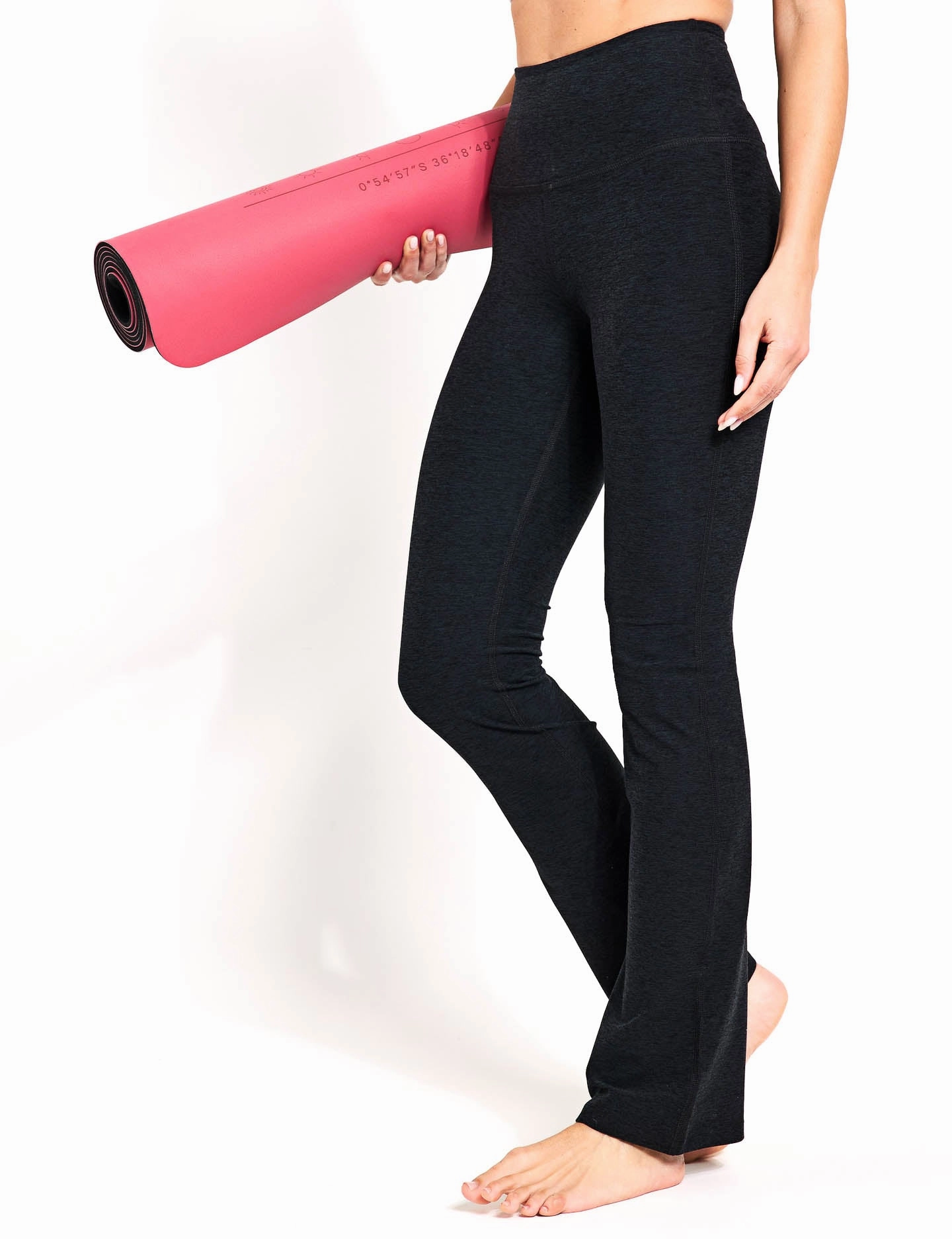 High Waisted Practice Pant - Darkest Night Tear Resistant Fiber Stretch waistband