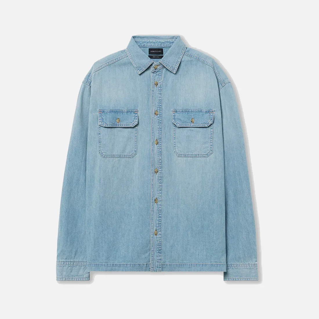 River Core PRINCETON WORK SHIRT - WASHED INDIGO