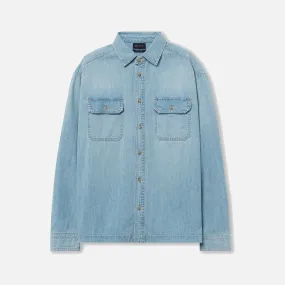 River Core PRINCETON WORK SHIRT - WASHED INDIGO