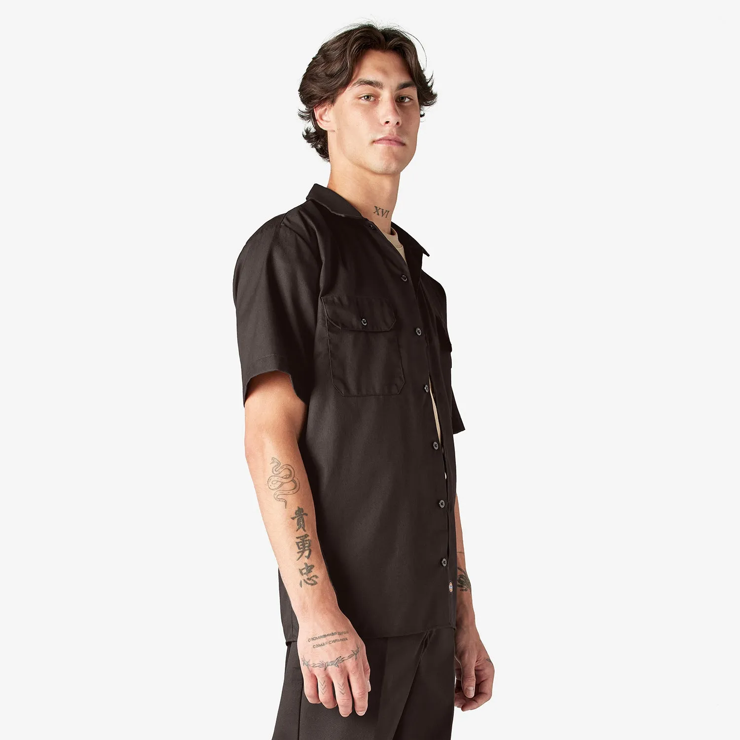 Play Mode SS Twill Work Shirt - Mens
