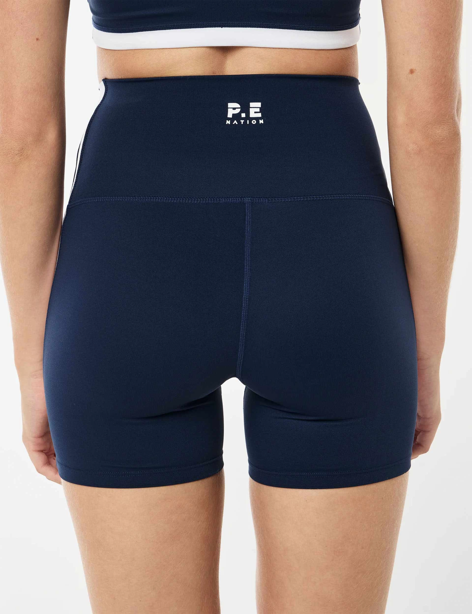 Ultra Lightweight Build Highgate 5" Bike Short - Dark Navy/Optic White