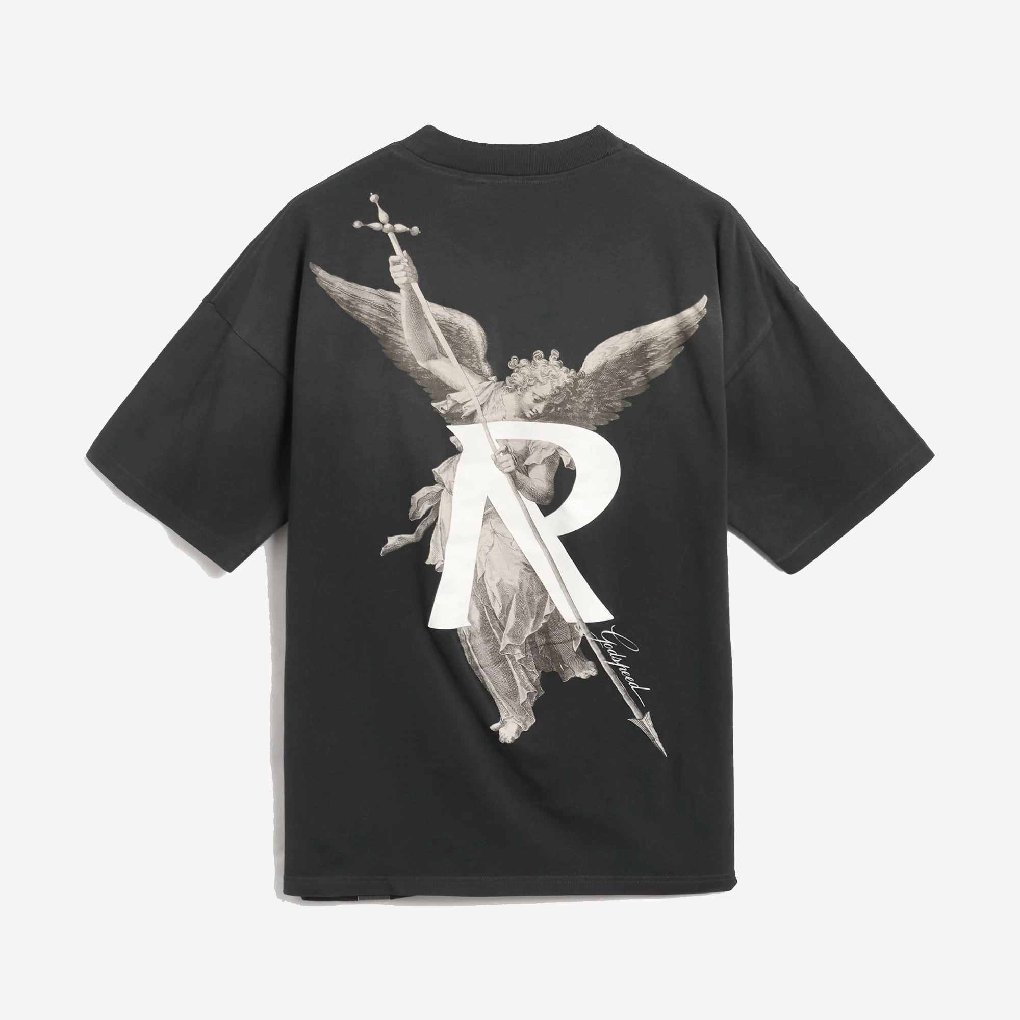 REPRESENT | ARCHANGEL T-SHIRT { STAINED BLACK TearResistant Fabric Legend Fit