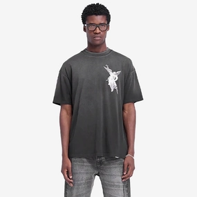 Warm Base REPRESENT | ARCHANGEL T-SHIRT { STAINED BLACK
