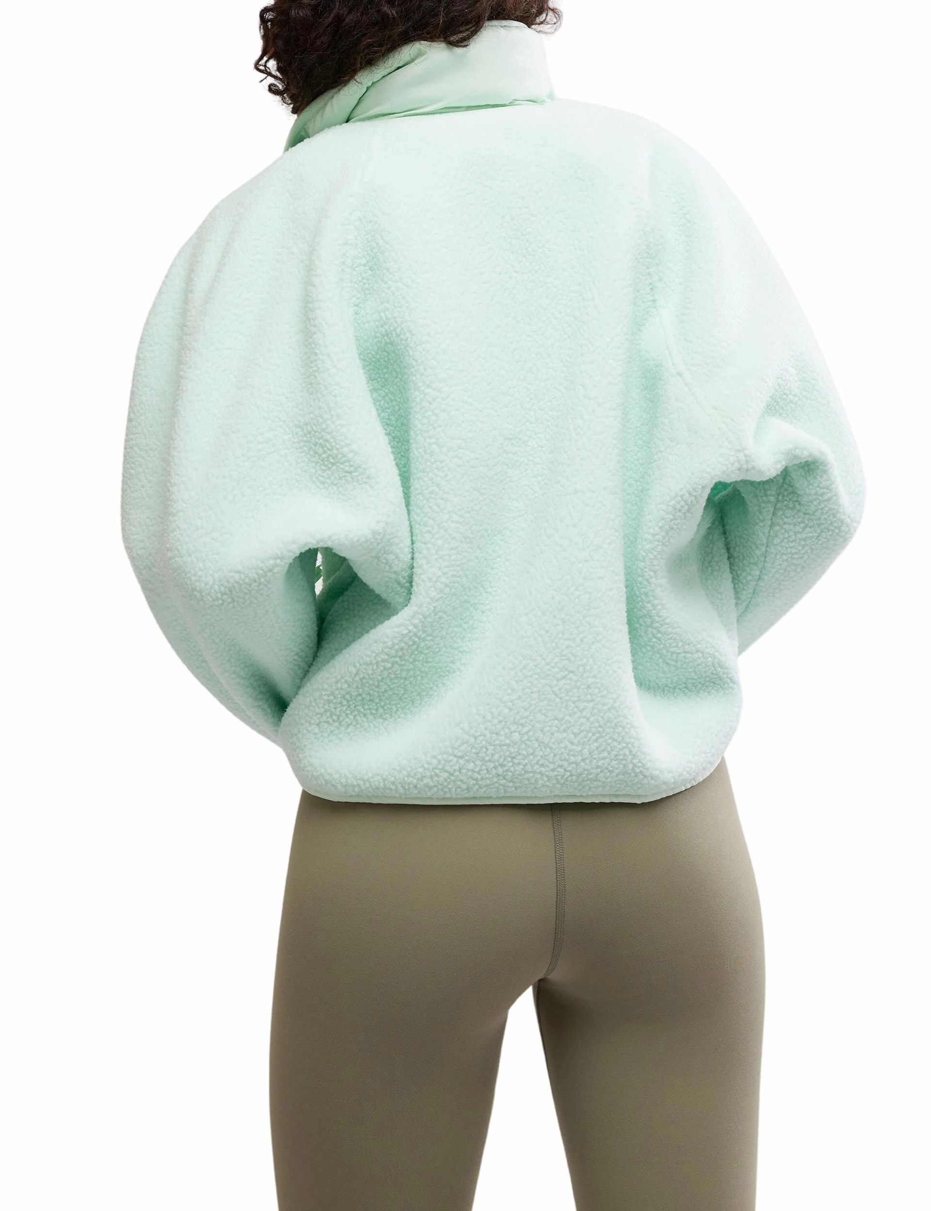 Hit The Slopes Fleece Jacket - Pistachio Durable zipper pull