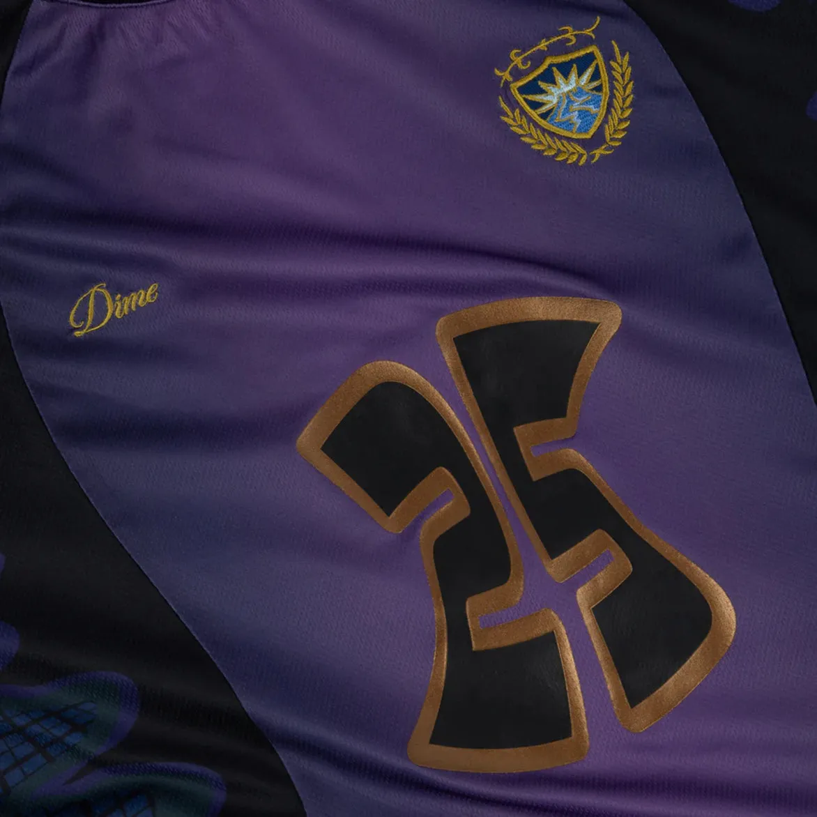 HOLY FLAME JERSEY - PURPLE FIRE Snug fit WearResistantHem