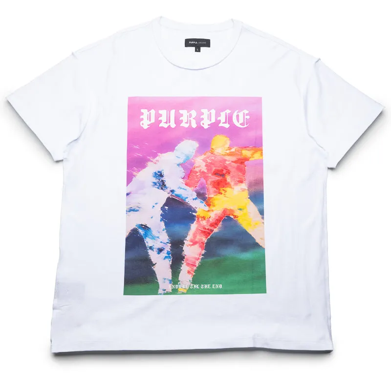 zoo Purple Brand Fight Tee - White
