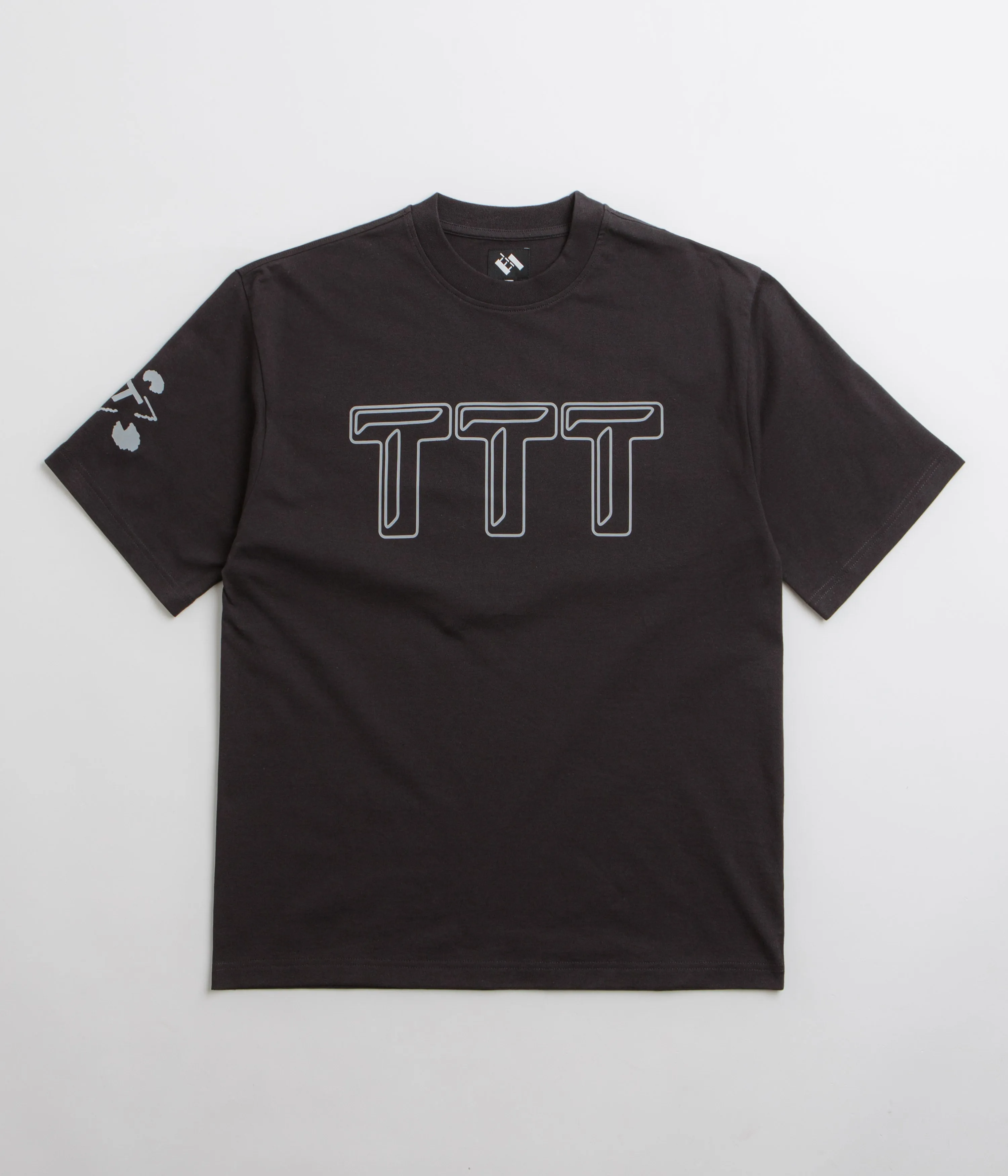 Busy street The Trilogy Tapes Logo T-Shirt - Black