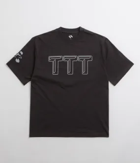 Busy street The Trilogy Tapes Logo T-Shirt - Black