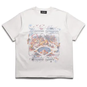 Neutral Tone Homme Femme Carnival Tee - White