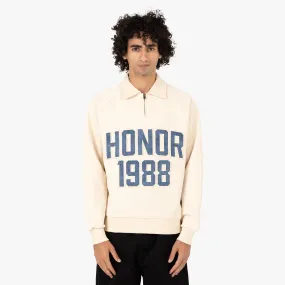 Urban Minimal Layer Comfort Honor The Gift 1988 Quarter Zip / Brown