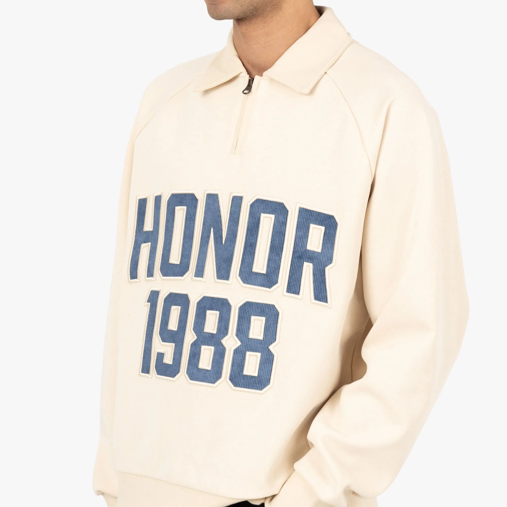 Tailored Fit Modern Style Honor The Gift 1988 Quarter Zip / Brown