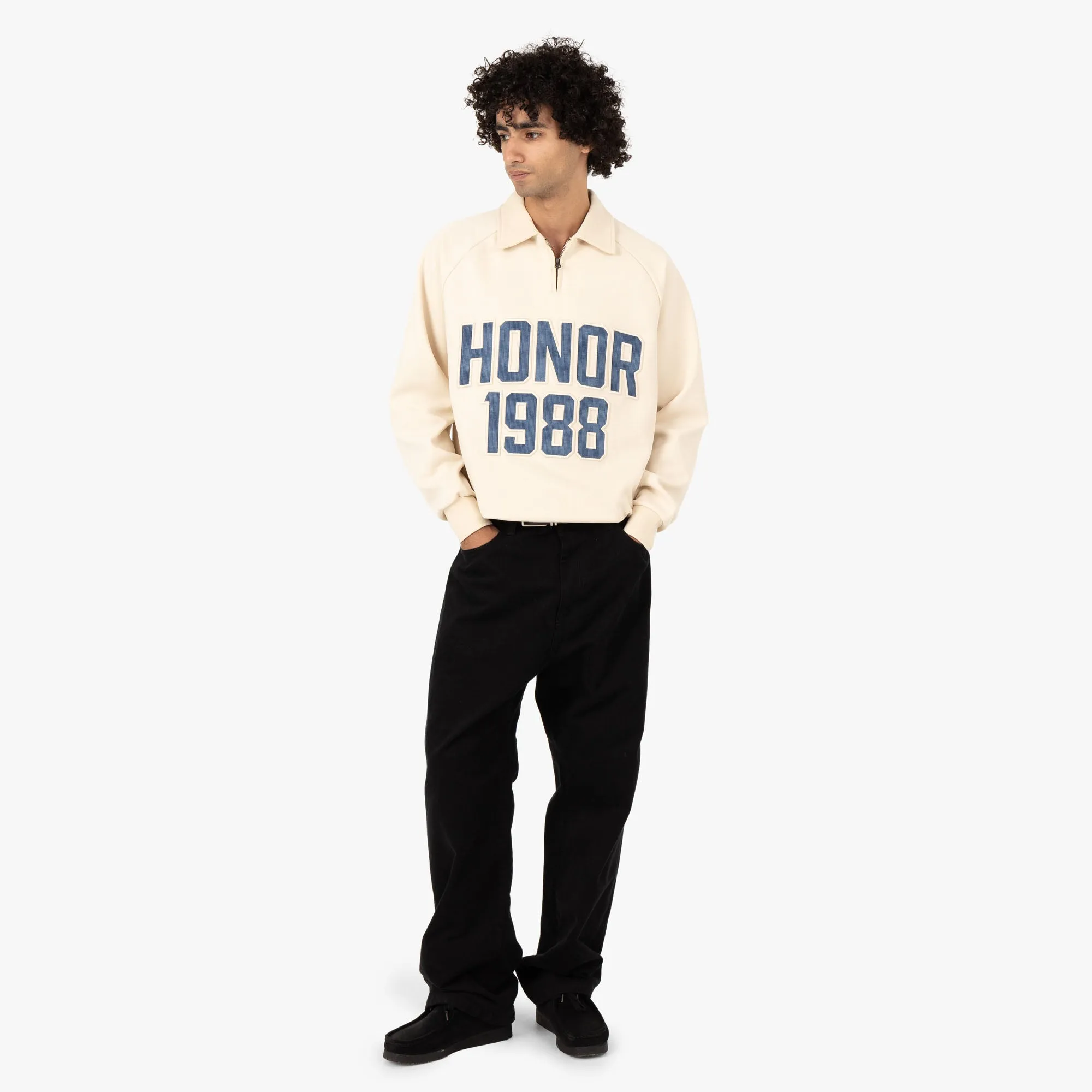 Urban Essential product personalization creativity Honor The Gift 1988 Quarter Zip / Brown
