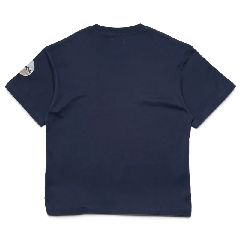 Honor The Gift Auto Club Box Tee - Navy sports scene size chart