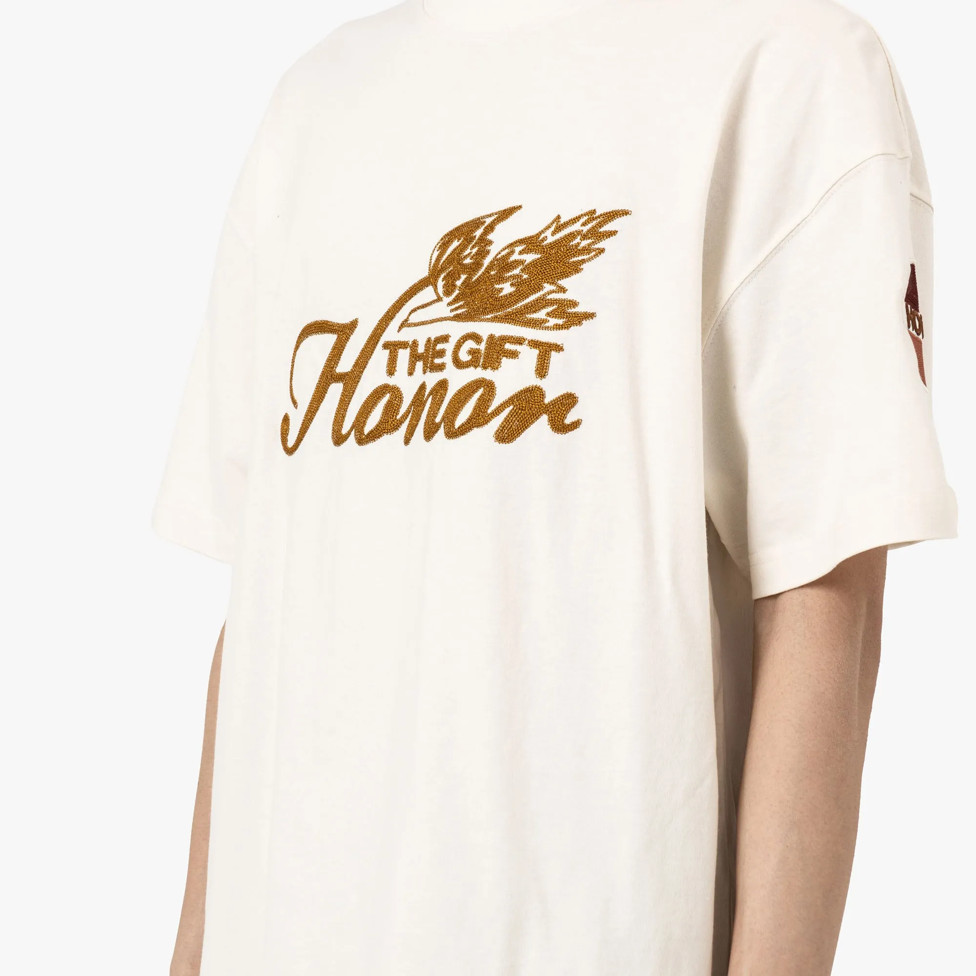 Honor The Gift Auto Club T-Shirt White Wide Leg Classic