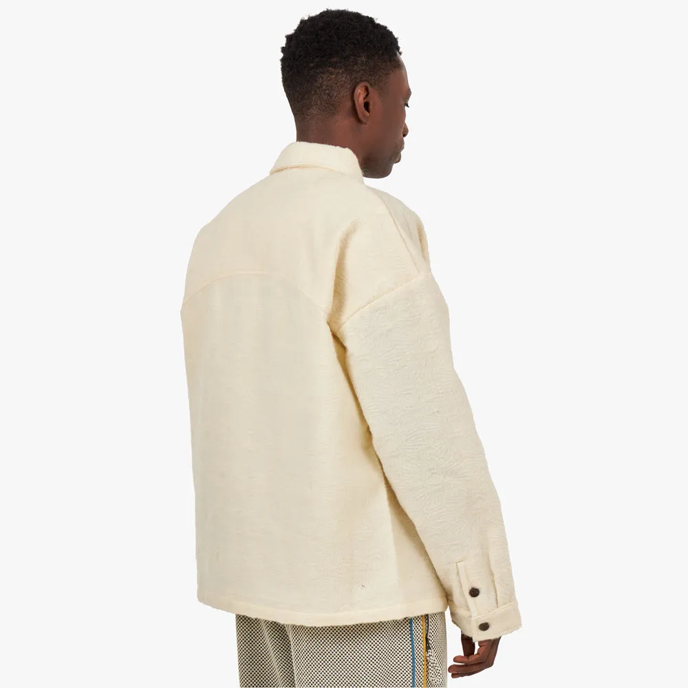 Honor The Gift Floral Cover Shirt / Cream European size dry environment