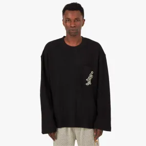 Inner Layer Honor The Gift Notes Long Sleeve Waffle / Black