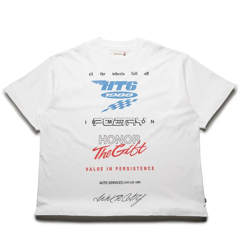 Wide Leg Honor The Gift Persistence Race Tee - White