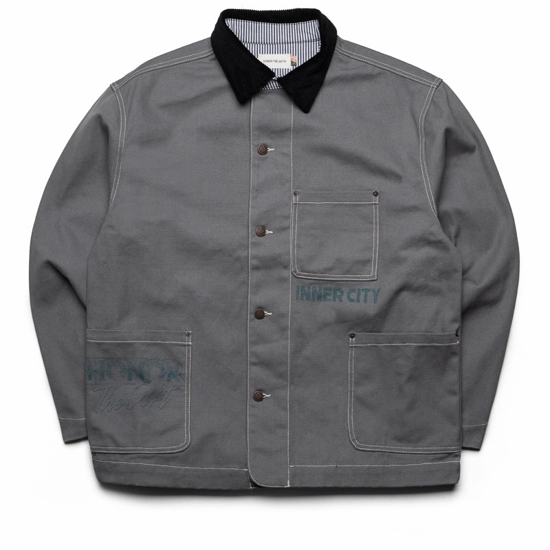 Honor The Gift After Hours Chore Jacket - Stone Date night Relaxed Layer