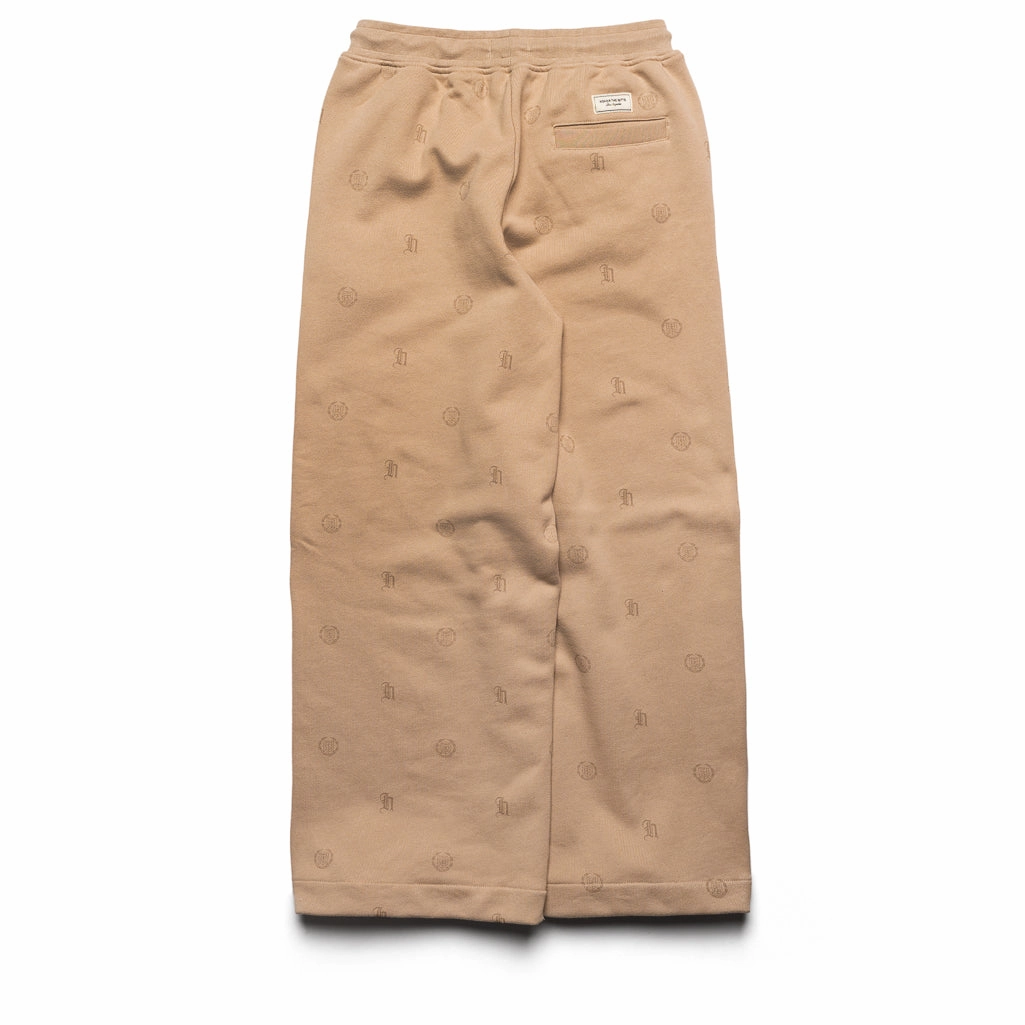 Honor The Gift Crest Sweats - Tan Flexible Waist Toggle SeamlessLegOpenings