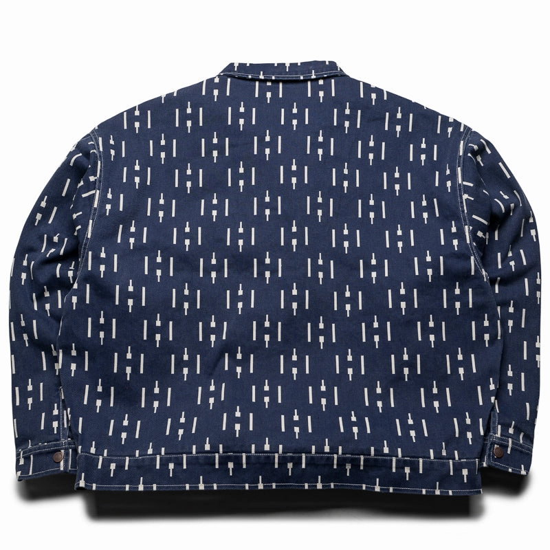 Honor The Gift Denim Riding Jacket - Navy Quality Assurance Secure Storage Compartments