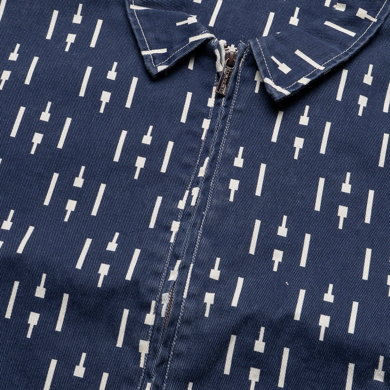 Honor The Gift Denim Riding Jacket - Navy Present