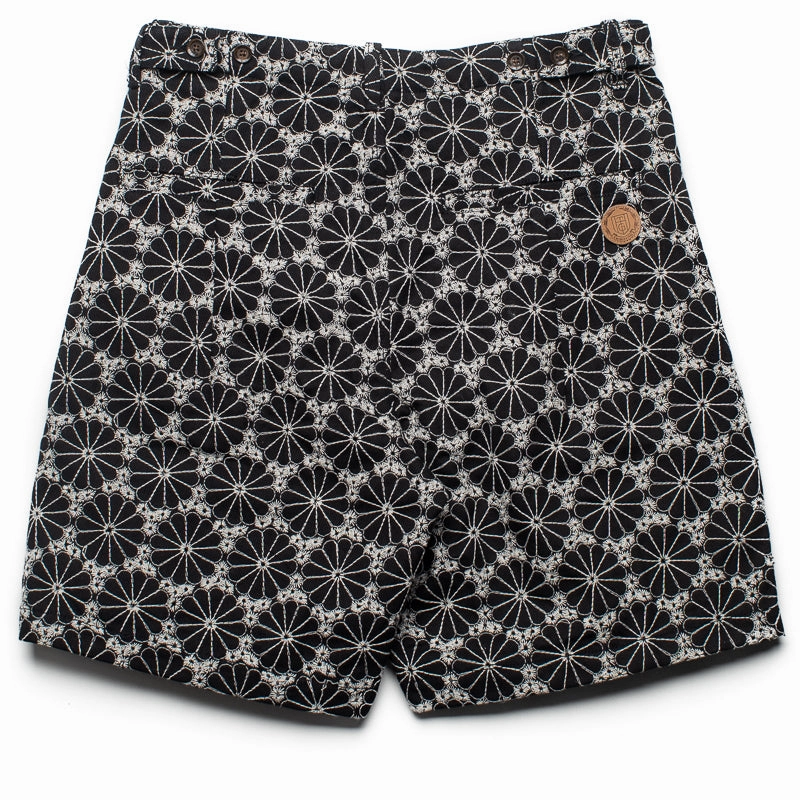 Honor The Gift Legacy Eyelet Short - Black Roll Up Cuff Design Yoga wear