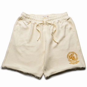 Honor The Gift Race Herringbone Short - White WideLegOpening Soft Texture