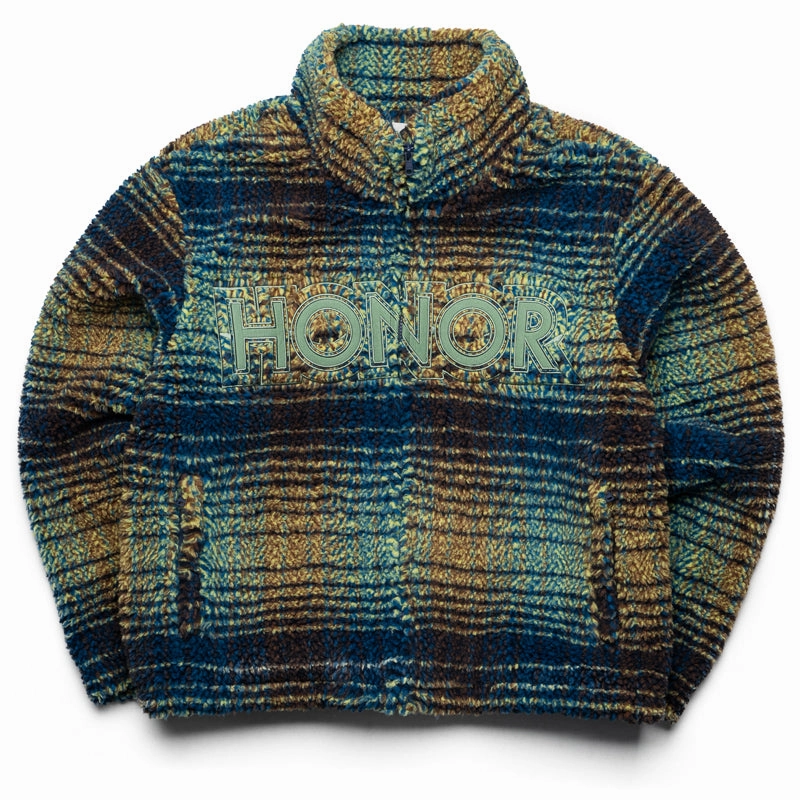 Honor The Gift Robinson Plaid Jacket - Green picnic - goers Warm Outer Layer