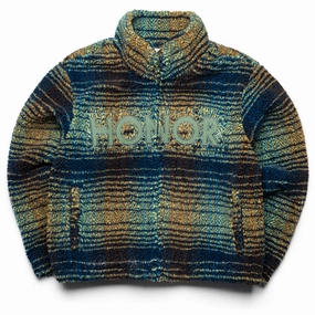 Honor The Gift Robinson Plaid Jacket - Green picnic - goers Warm Outer Layer