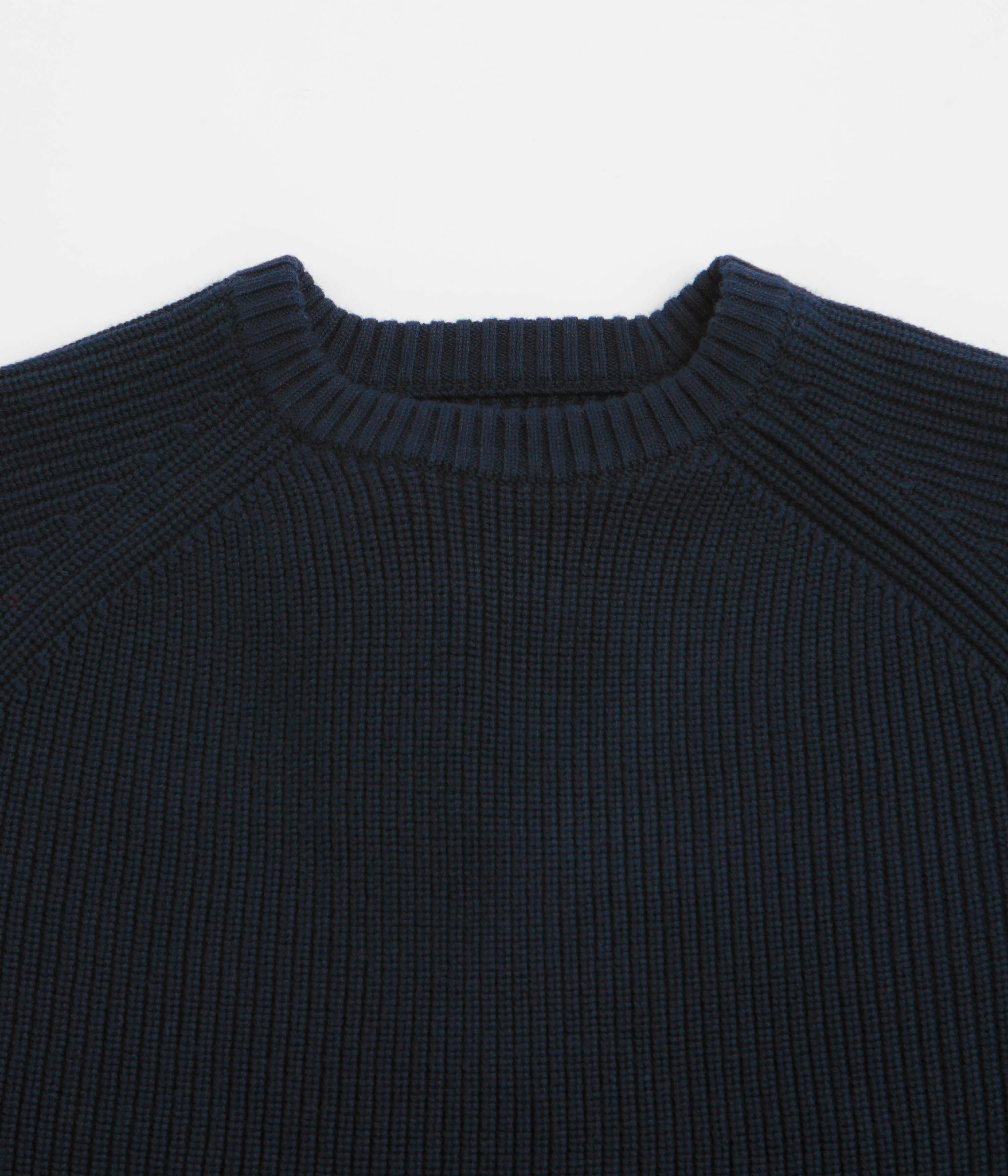 Uskees 7013 Knit Crewneck Sweatshirt - Midnight Blue product solo confidence