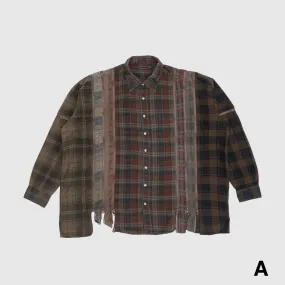 REBUILD BY NEEDLES 7 CUTS ZIPPED WIDE SHIRT Outdoor Gear