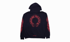 Horseshoe Logo Hoodie "Navy/Red"
