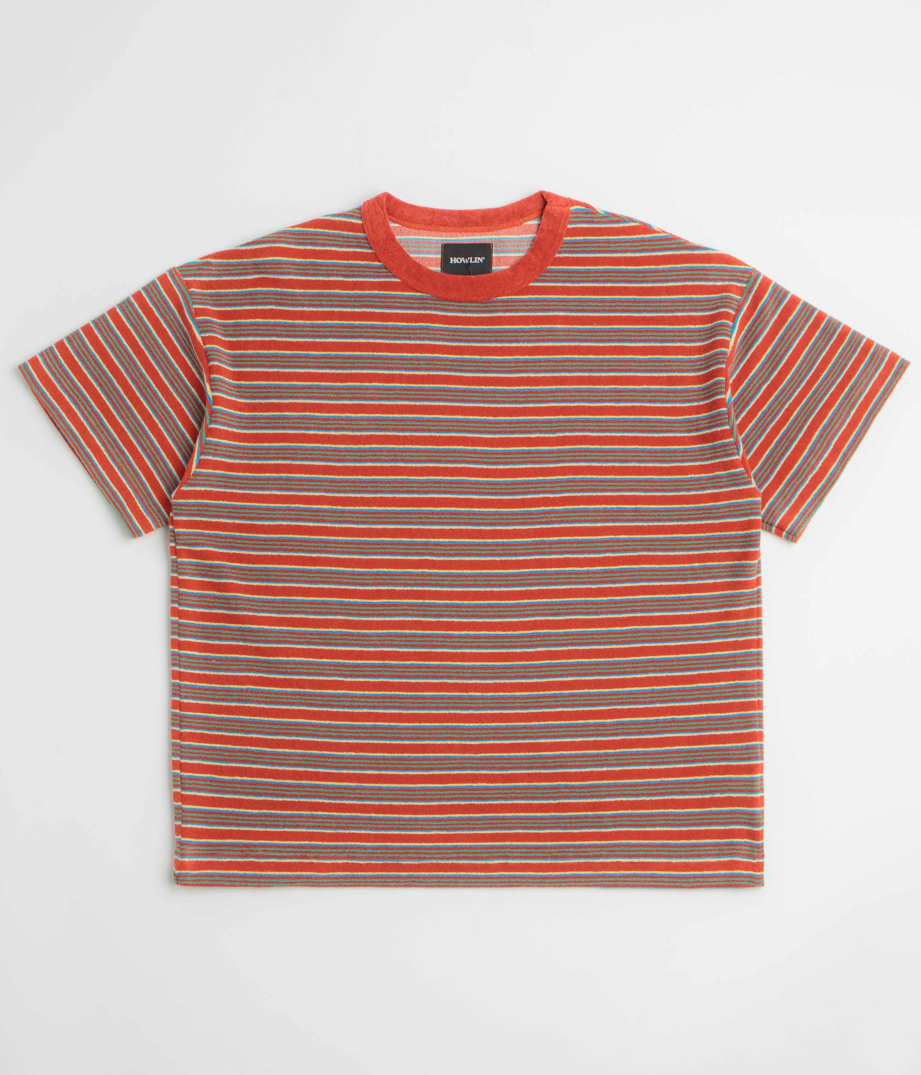 Howlin' Boxy Freedom T-Shirt - Red Fantasy Workout size chart