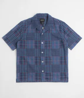 Howlin' Cocktail D??Amore Short Sleeve Shirt - Blues Mix Bamboo Fiber Blend