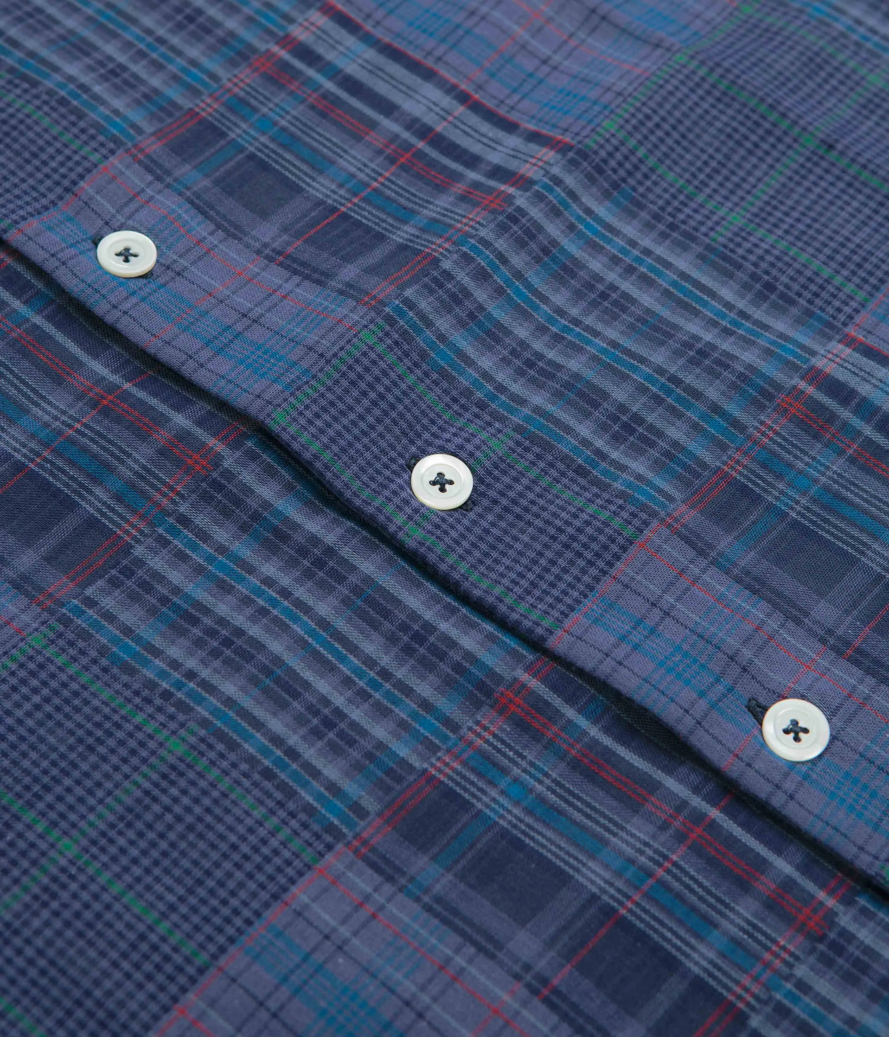 Lakeside Relaxation Howlin' Cocktail D??Amore Short Sleeve Shirt - Blues Mix