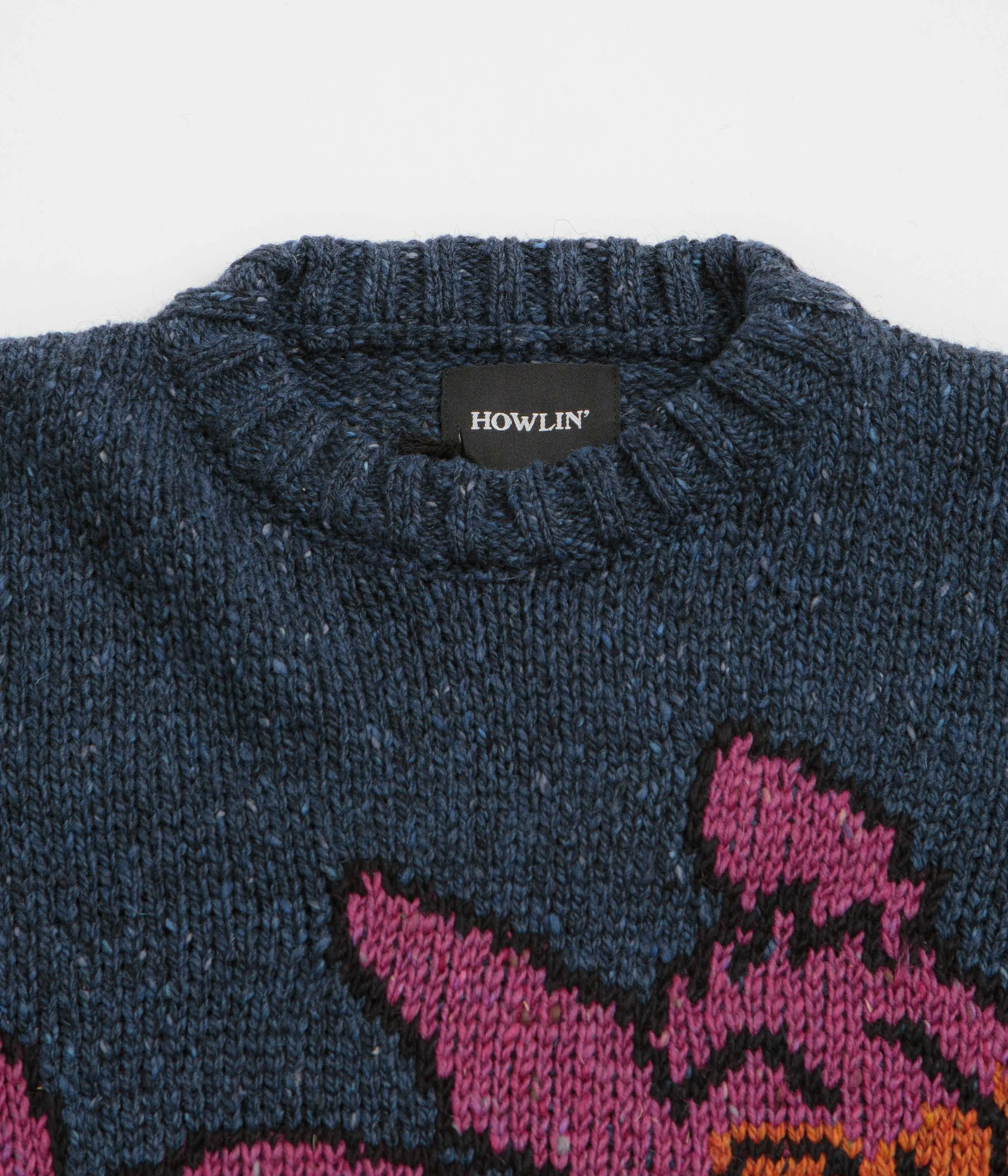 Earth Tones Howlin' Cosmic Deer Sweatshirt - Blue
