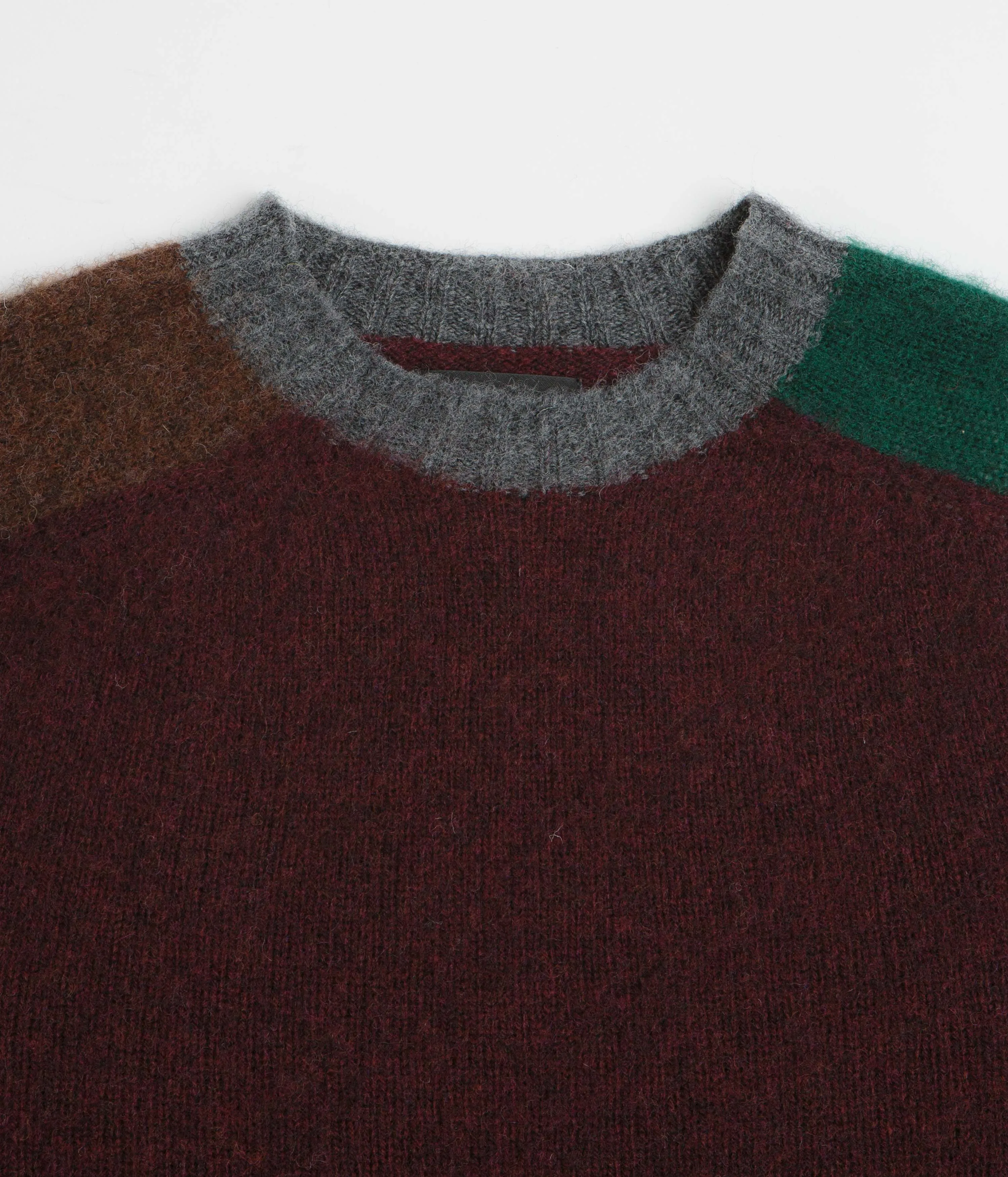 Oversized Design Howlin' Firecracker Sweatshirt - Bordeaux