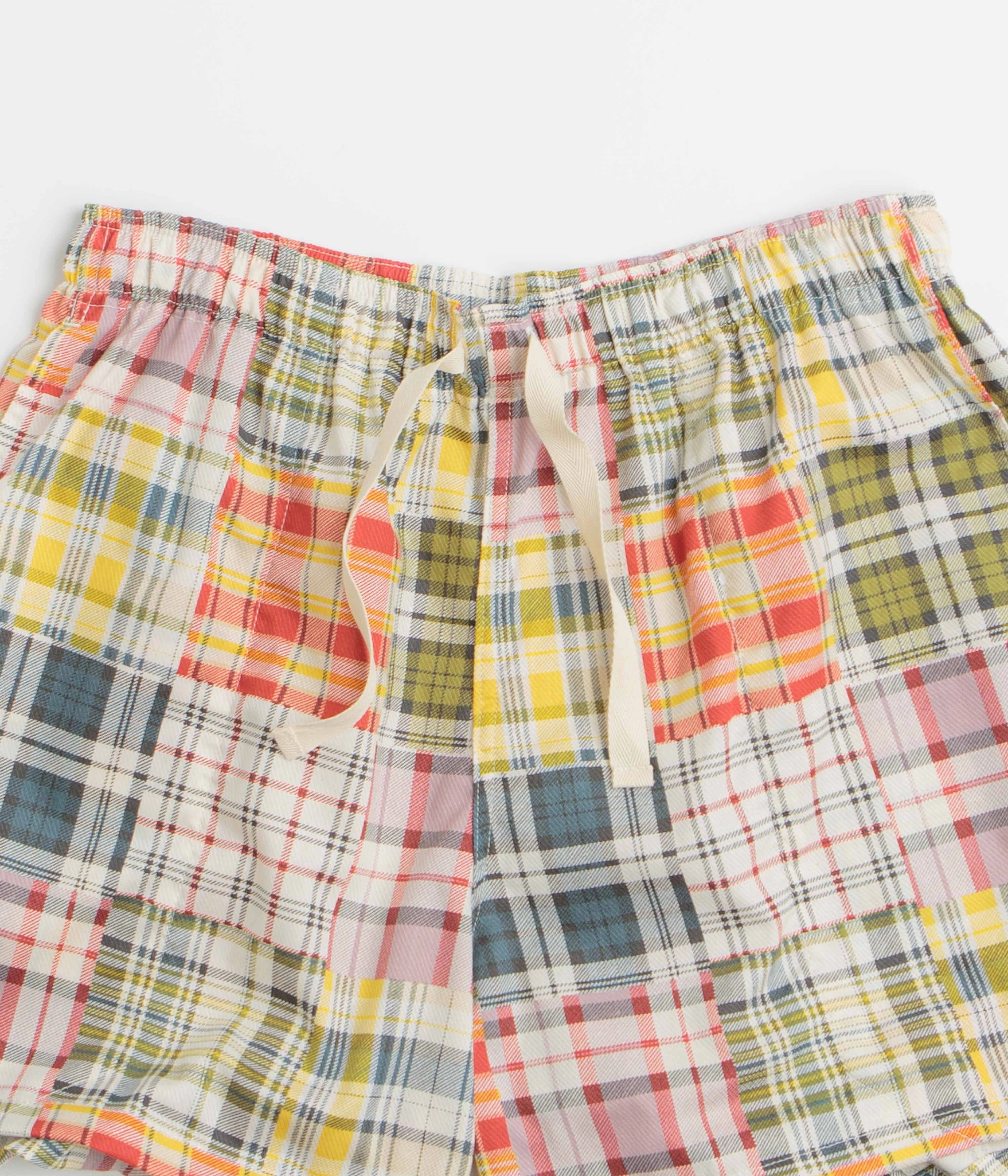 Howlin' Magic Fantasy Shorts - Tropical Madras Mix Relaxed Cut Friction Reducing Lining