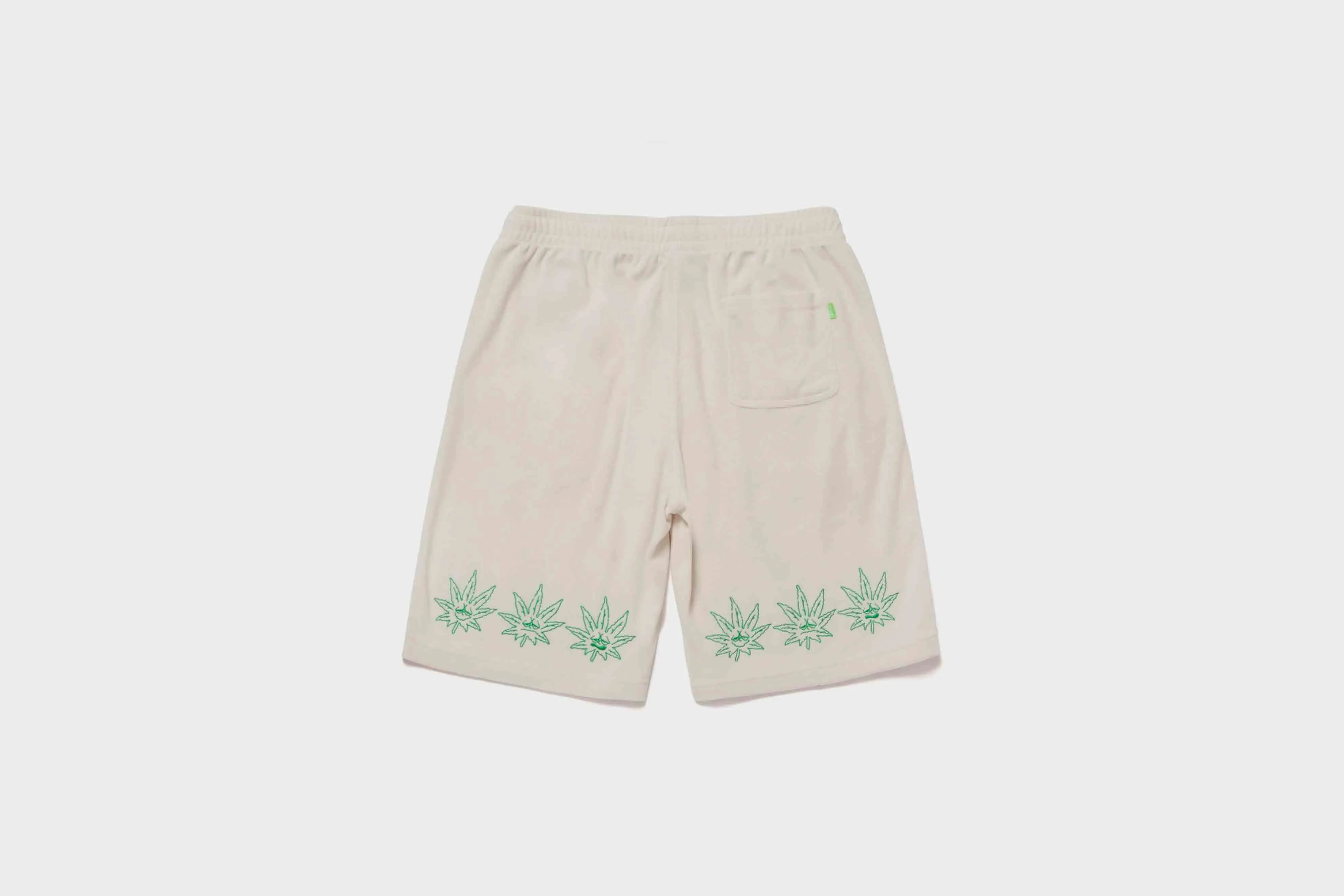 Huf - Green Buddy Terry Cloth Short (Natural) PillingResistant wrinkle free