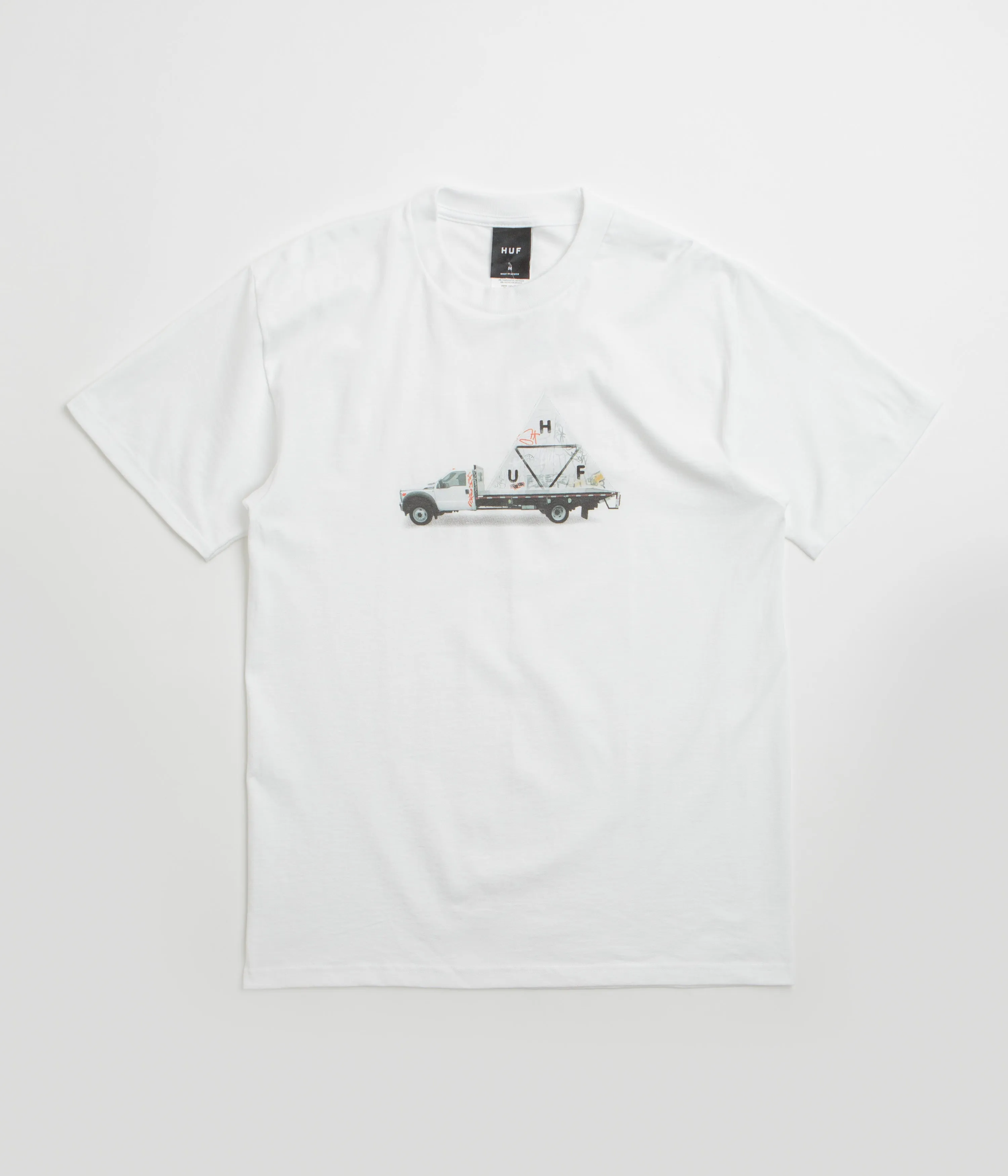 HUF High Clearance T-Shirt - White Hand washable size chart