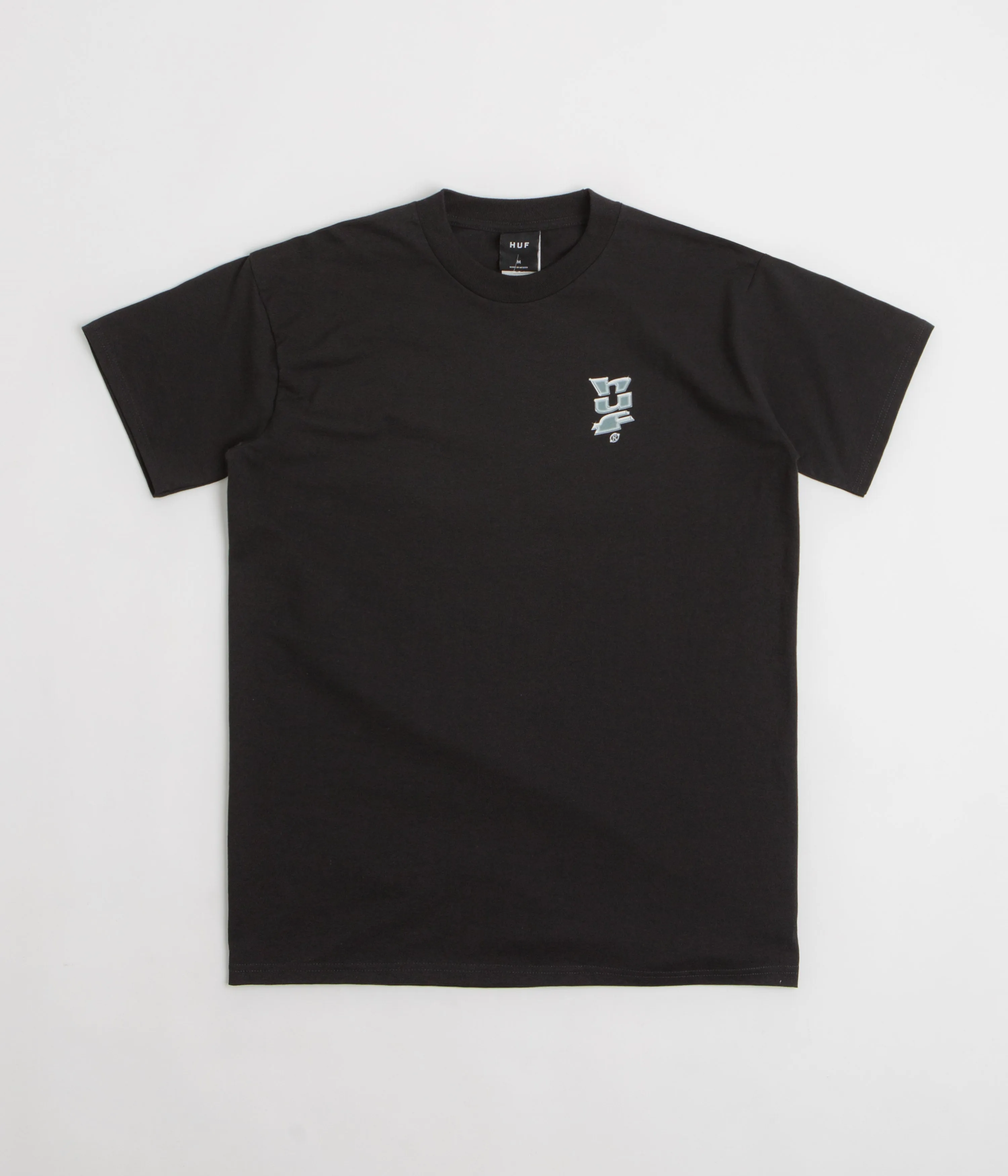 hotel Yarn Dyed Stripes HUF Megachrome T-Shirt - Black