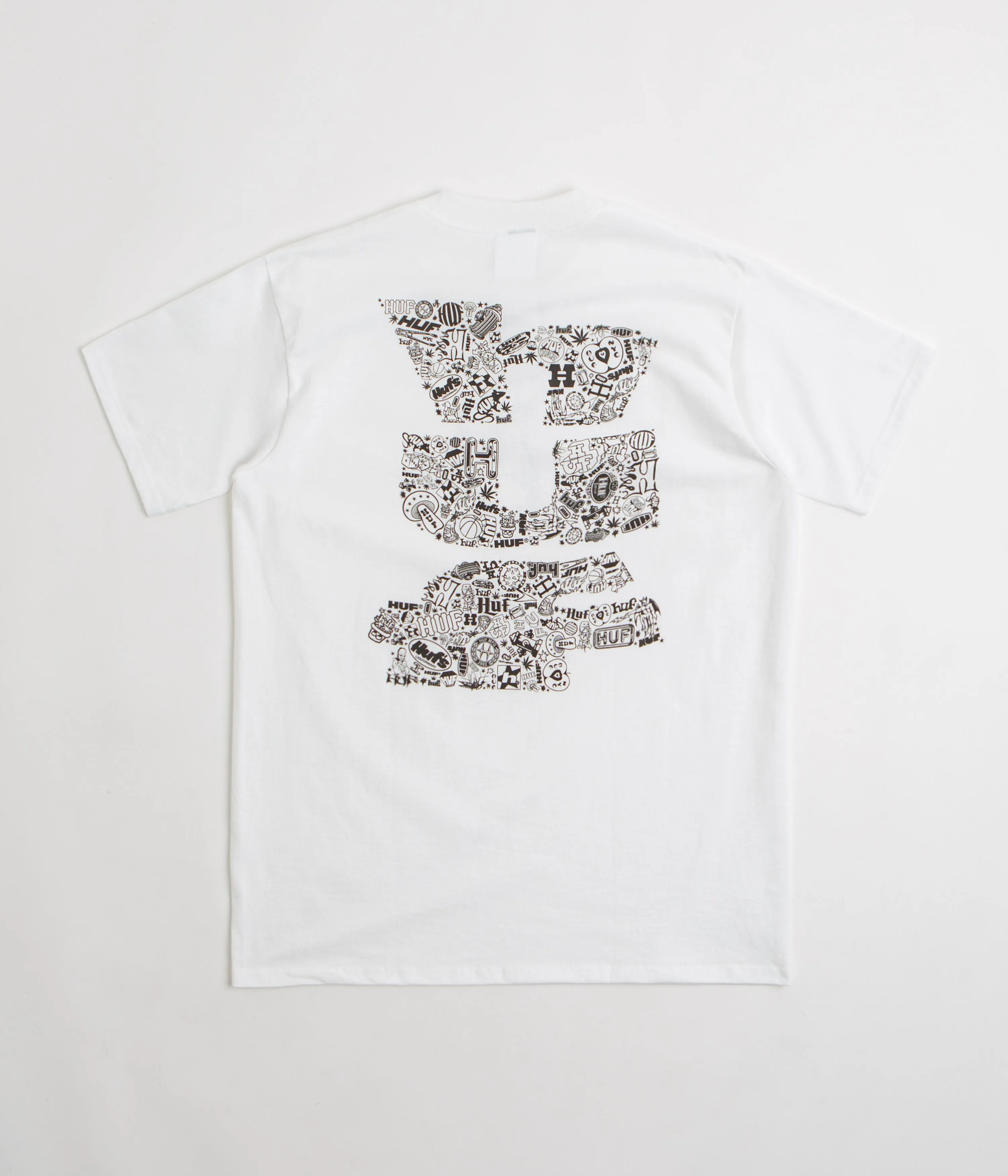 HUF Metablast T-Shirt - White Work Attire