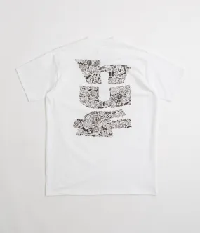 HUF Metablast T-Shirt - White Work Attire