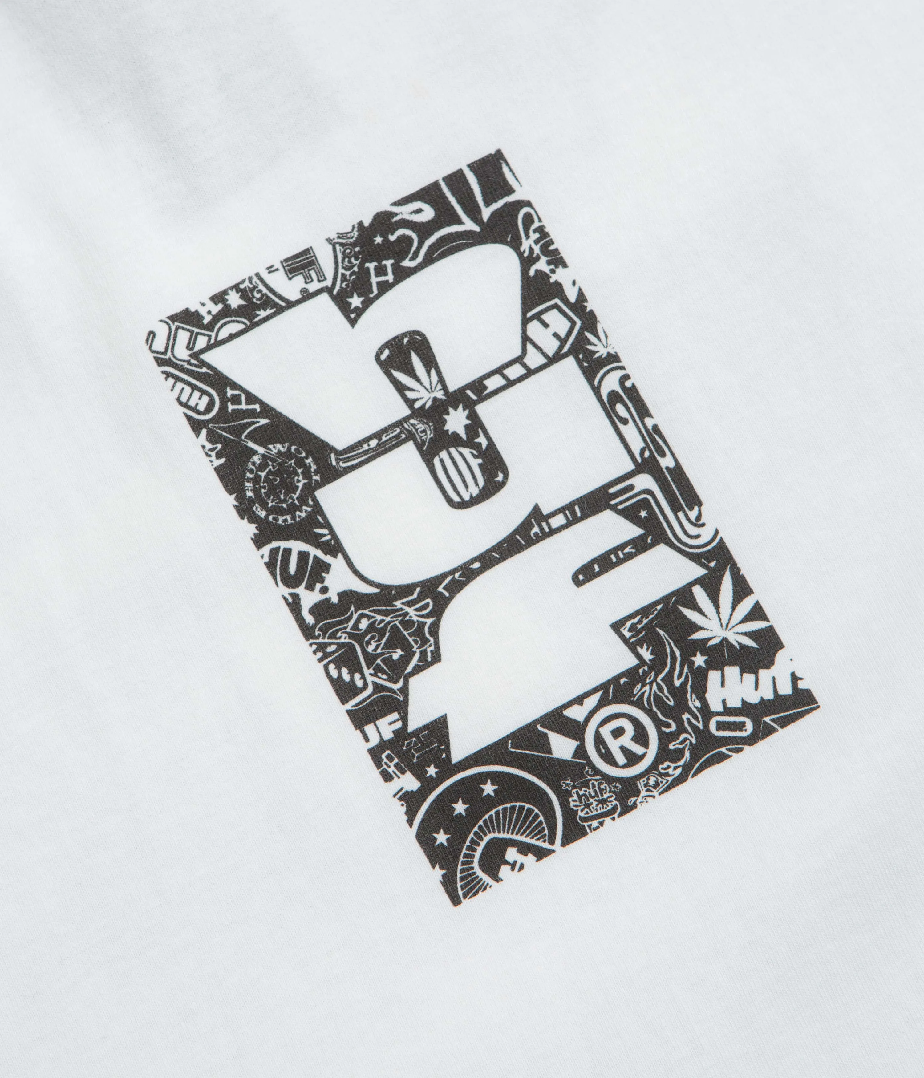 HUF Metablast T-Shirt - White daytime event V neck