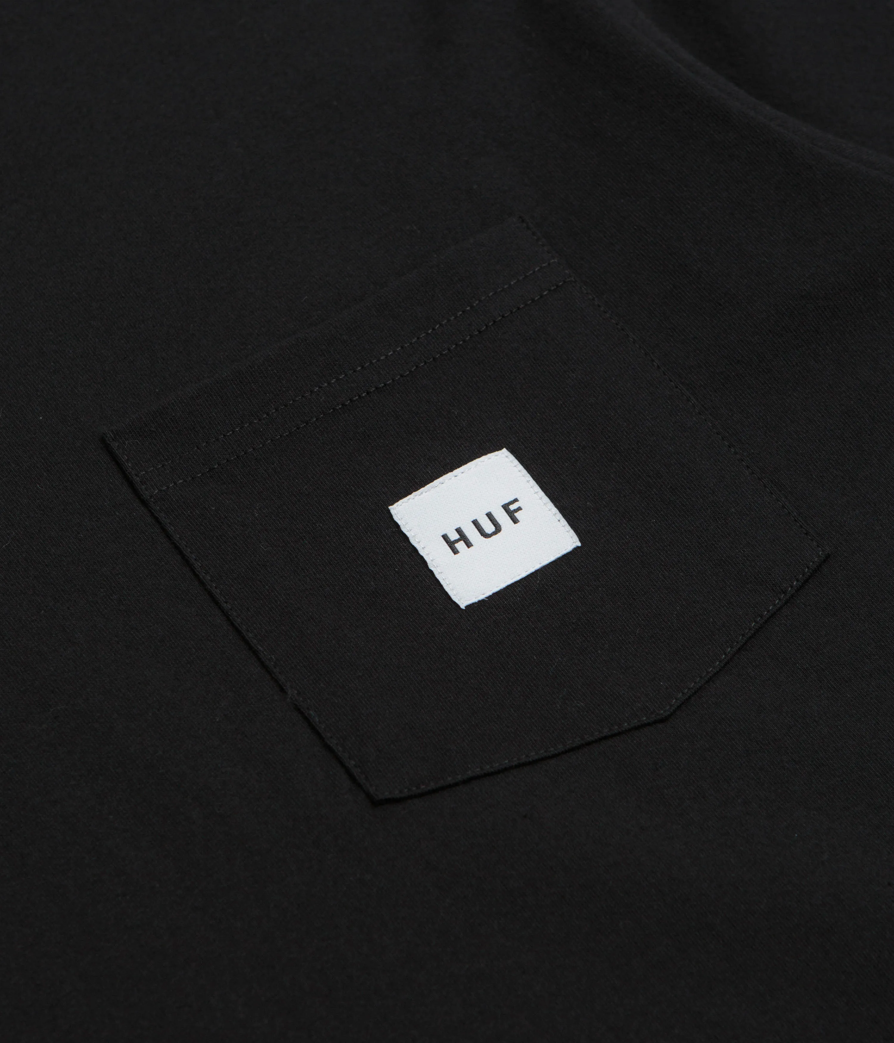cruise event HUF Set Box Logo Pocket T-Shirt - Black